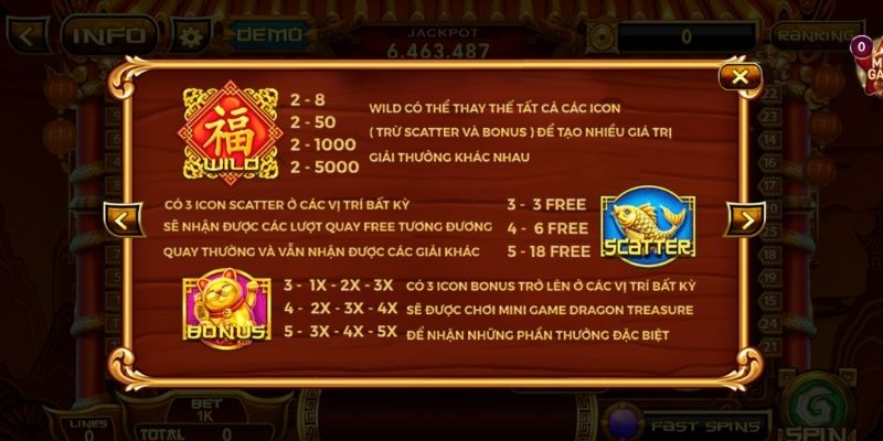 Nổ Hũ Thần Tài - Vòng Quay May Mắn Rinh Kho Báu Vàng 2 Hệ số quy đổi trong nổ hũ thần tài