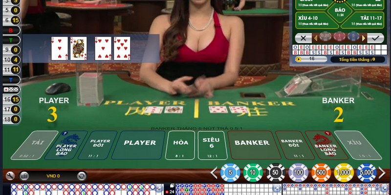 Luật chơi và cách tính điểm cụ thể trong Baccarat online