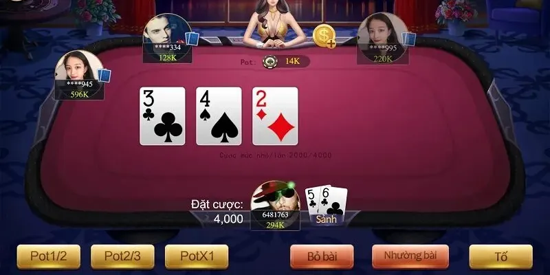 Quy trình cược game bài Xì Tố A - Z