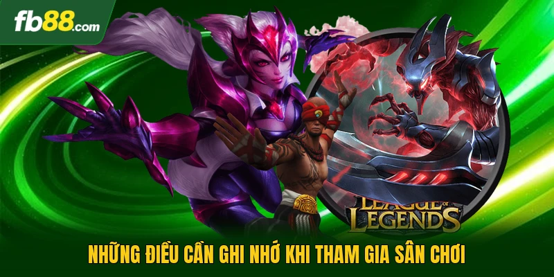 Cá Cược Esports - Sân Chơi Đối Kháng Đỉnh Cao Tại FB88 3 Những điều cần ghi nhớ khi tham gia sân chơi