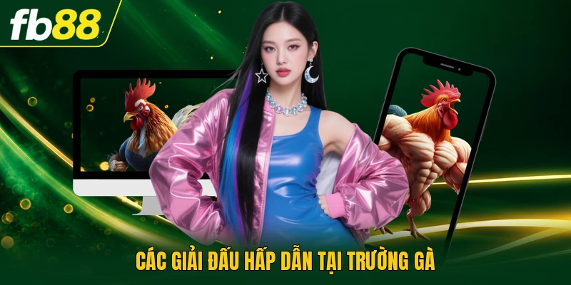 Các giải đấu hấp dẫn tại trường gà